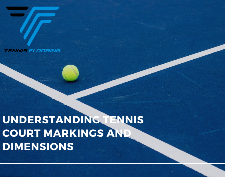 tennis court marking
