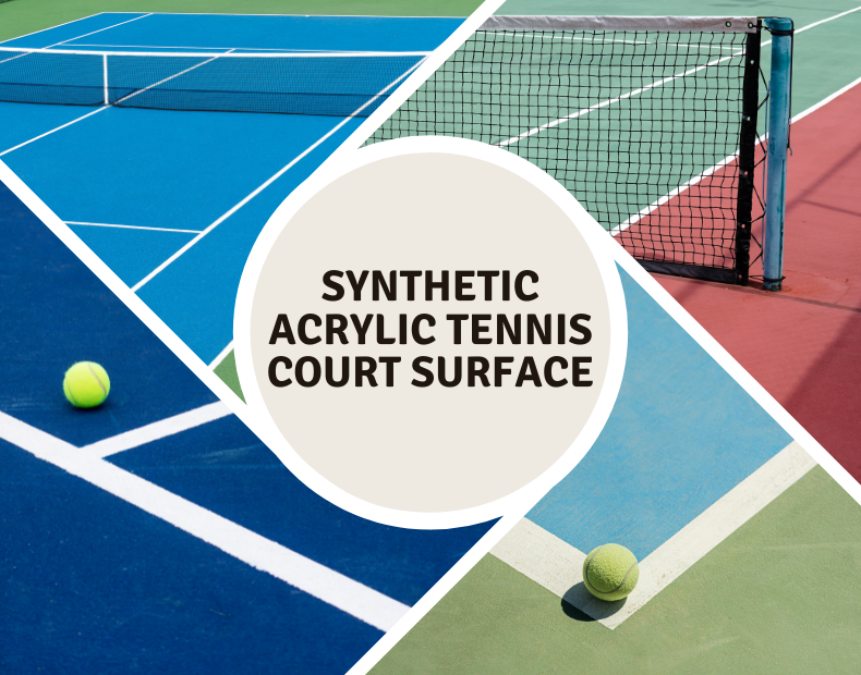 Synthetic Acrylic Tennis Court Surface