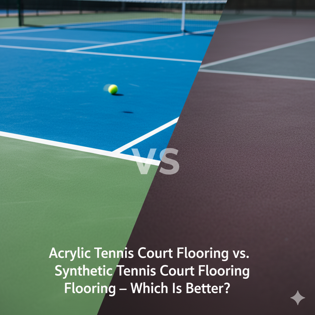Acrylic Tennis Court Flooring vs Synthetic Tennis Court Flooring — Which Is Better?