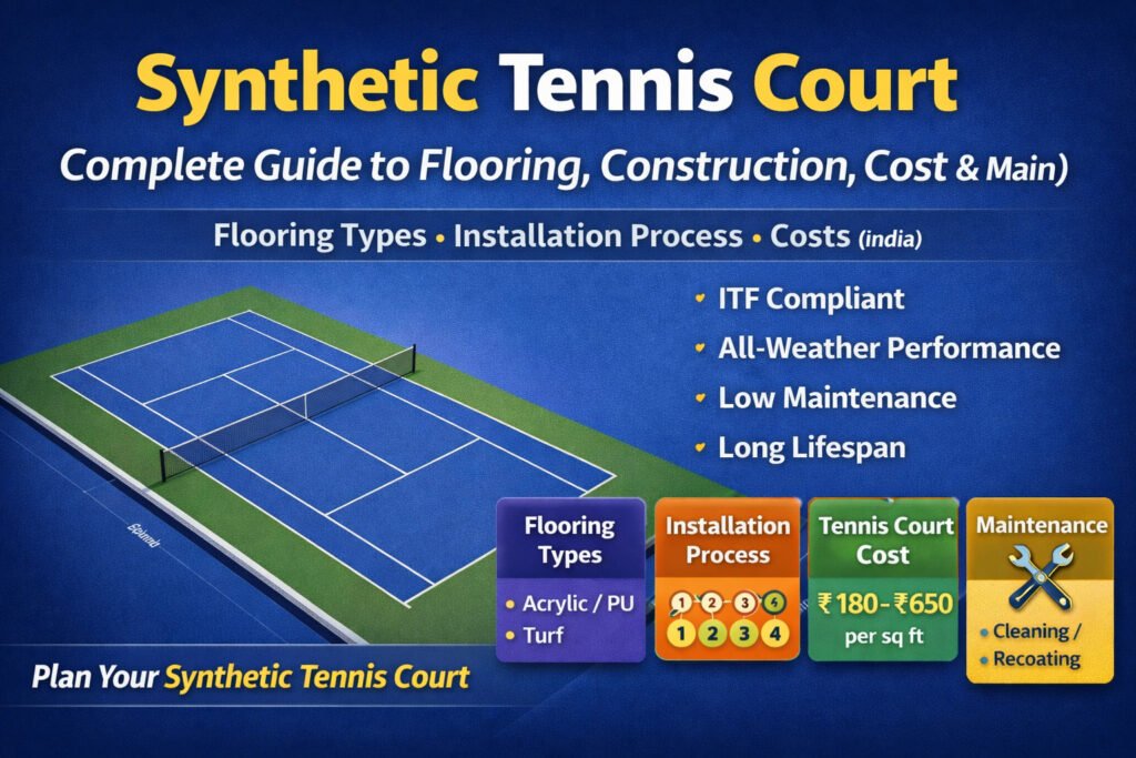 Synthetic Tennis Court